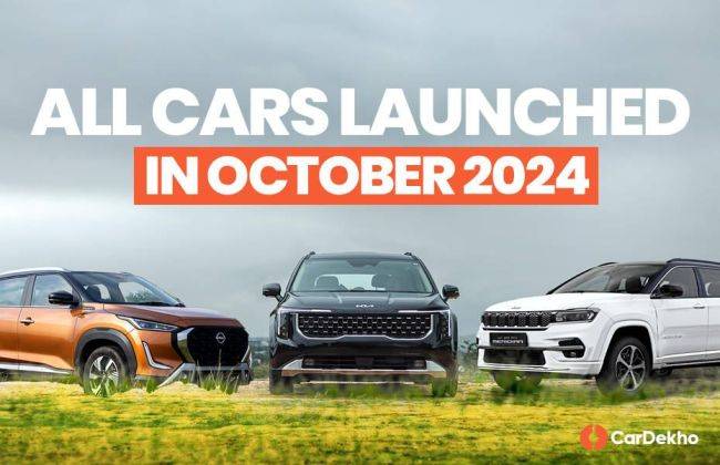 October 2024 saw the unveiling of a range of exciting new models, including the revamped Nissan Magnite, the sporty Volkswagen Virtus GT Line and GT Plus, the 2024 Jeep Meridian, and many more.