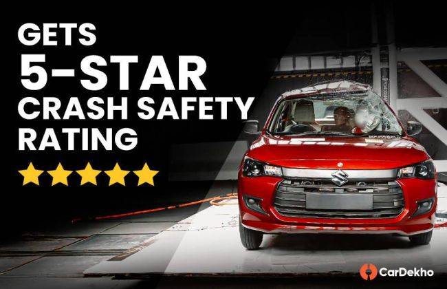 2024 Maruti Dzire Scores A 5-star Crash Safety Rating In Its Global NCAP Crash Tests | CarDekho.com