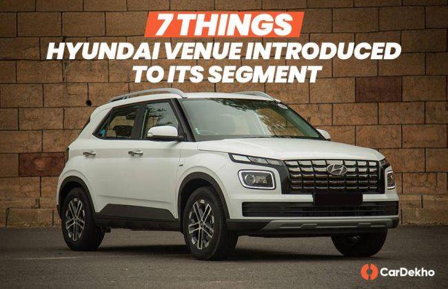 7 Things Hyundai Venue Introduced To The Sub-4 Metre SUV Segment ...