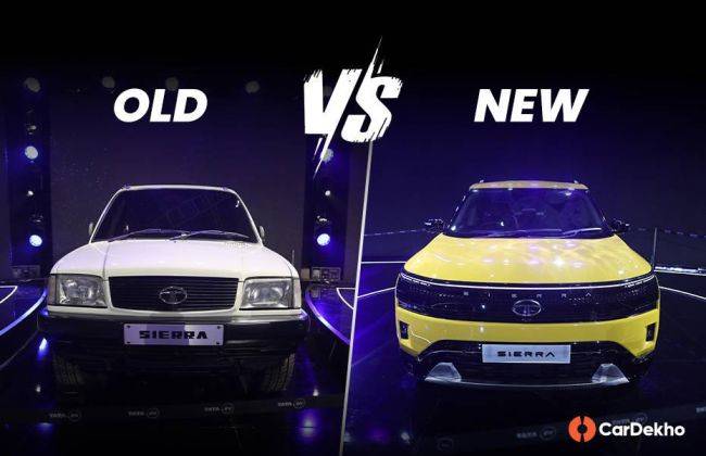 Tata Sierra Old vs New Image Comparison | CarDekho.com