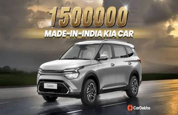 കൊറിയൻ കാർ നിർമ്മാതാവായ Kia Carens അനന്തപൂർ പ്ലാന്റിൽ നിർമ്മിക്കുന്ന 15-ാമത്തെ ലക്ഷം ഇന്ത്യൻ നിർമ്മിത കാറായി മാറി