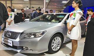 New Toyota Camry, Land Cruiser setting stage on fire