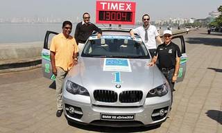 BMW, the official car of Standard Chartered Mumbai Marathon 2012