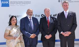 Dr. Abhay Firodia, Chairman, Force Motors, honored with the “Order of Merit” of the FederalRepublic of Germany