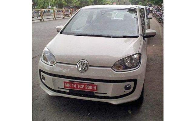 Volkswagen Up! the Compact Hatchback Spotted in Pune