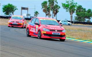 Ameya Walavalkar leads Race One of Round Two of Volkswagen Polo R Cup 2012