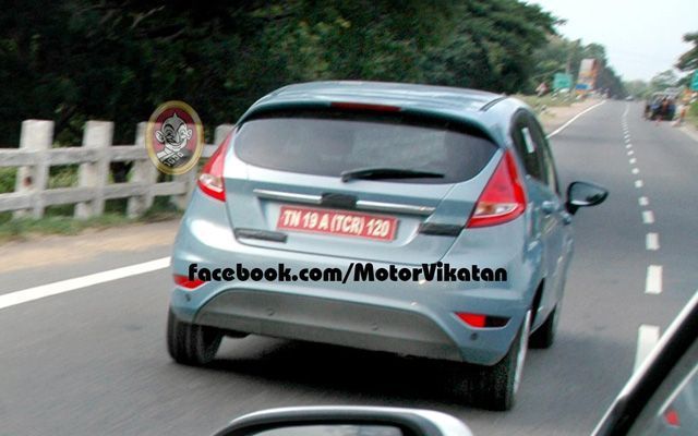 Ford Fiesta Hatchback Spotted in India