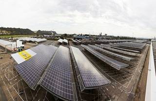 Renault Initiative; Worlds Biggest Photovoltaic System in the Auto Industry Renault Initiative; Worlds Biggest Photovoltaic System in the Auto Industry