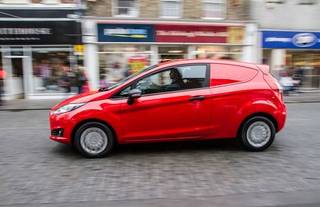 Ford Unveils Highly Fuel-efficient Fiesta Van