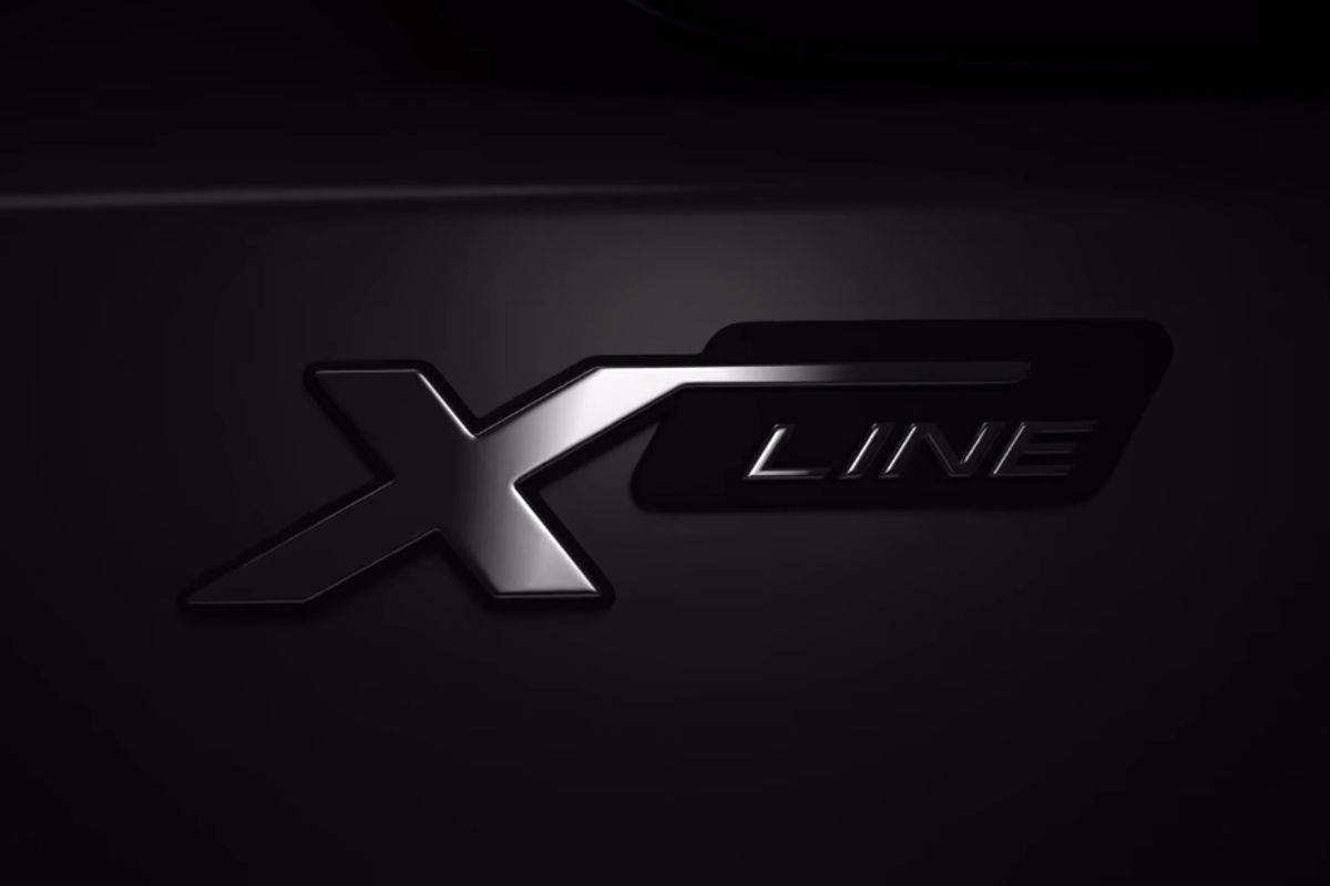 Kia Sonet X Line badge Kia Sonet X Line badge