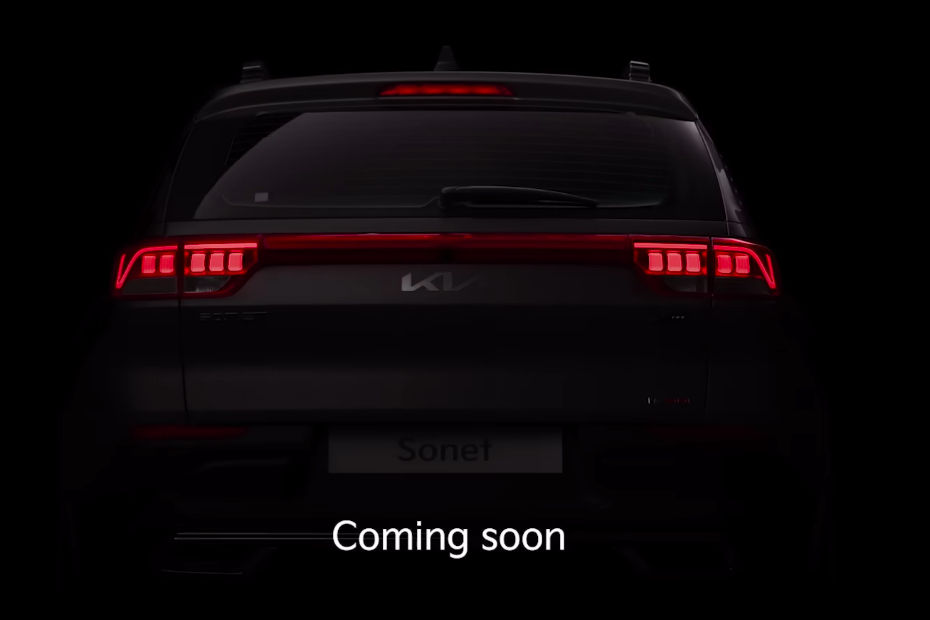 Kia Sonet X Line rear Kia Sonet X Line rear