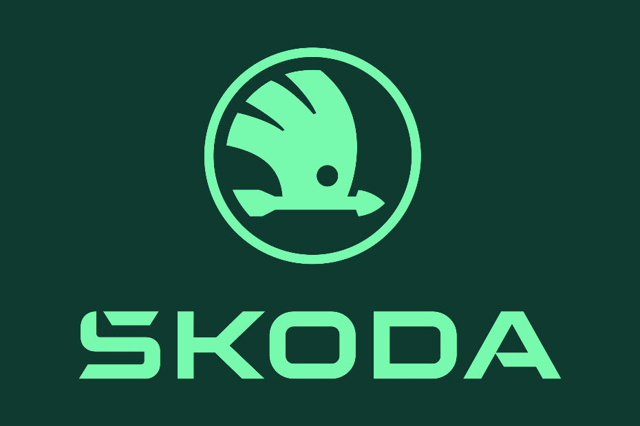 New Skoda logo New Skoda logo
