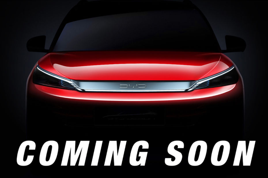 BYD Atto 3 red teased