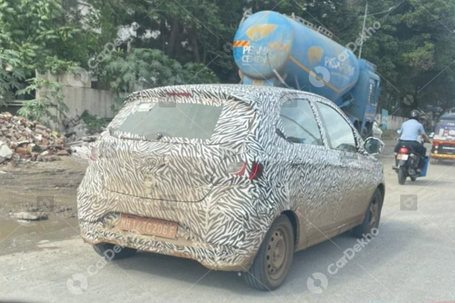 Tata Tiago EV Spied