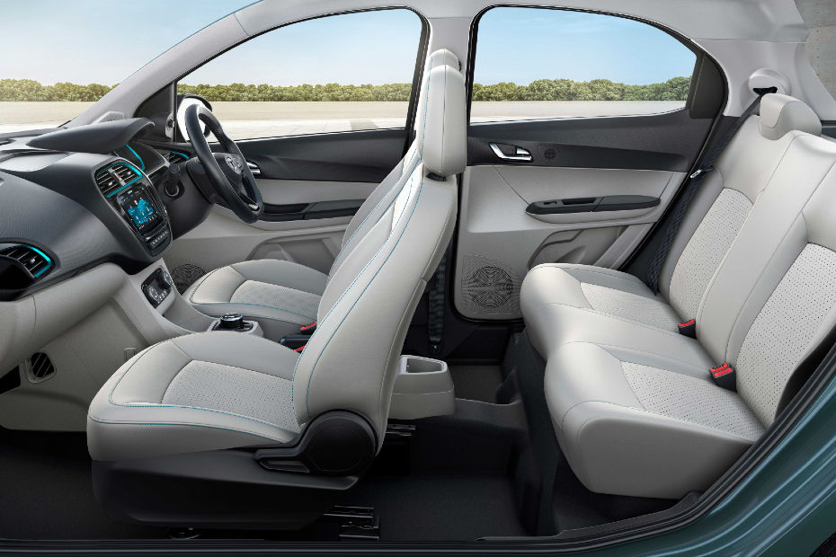 Tata Tiago EV cabin Tata Tiago EV cabin