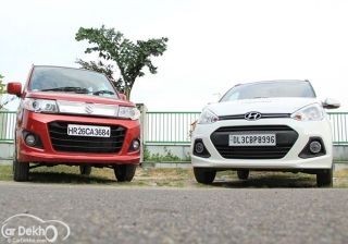 Maruti Suzuki WagonR Stingray vs Hyundai Grand i10 Maruti Suzuki WagonR Stingray vs Hyundai Grand i10