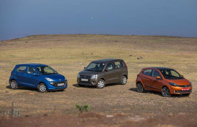 Maruti Wagonr Vs Hyundai Santro Vs Tata Tiago Comparison Review