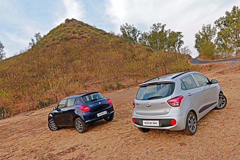 Maruti Suzuki Swift VS Hyundai Grand i10 Maruti Suzuki Swift VS Hyundai Grand i10