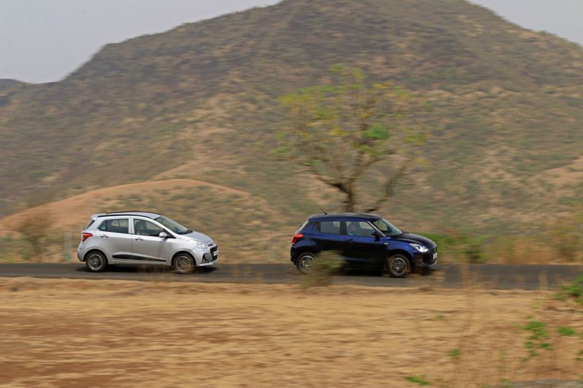 Maruti Suzuki Swift VS Hyundai Grand i10 Maruti Suzuki Swift VS Hyundai Grand i10