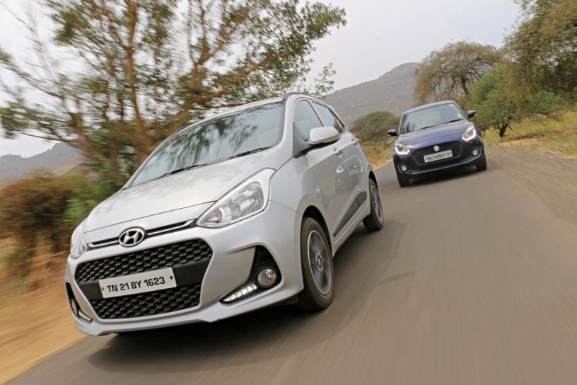 Maruti Suzuki Swift vs Hyundai Grand I10 Maruti Suzuki Swift vs Hyundai Grand I10