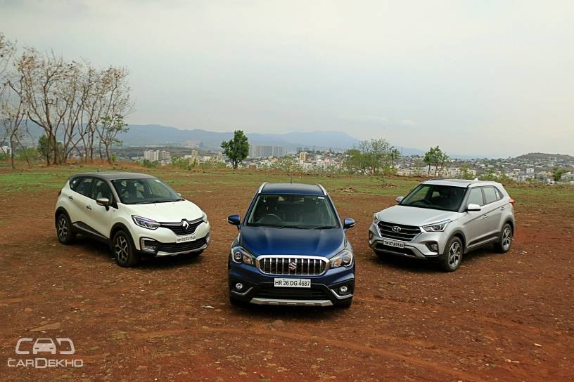 Creta vs Captur vs S Cross