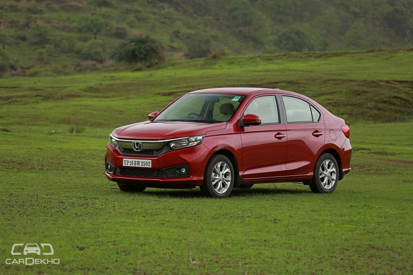 2018 Honda Amaze Goes Past 10K Sales In July