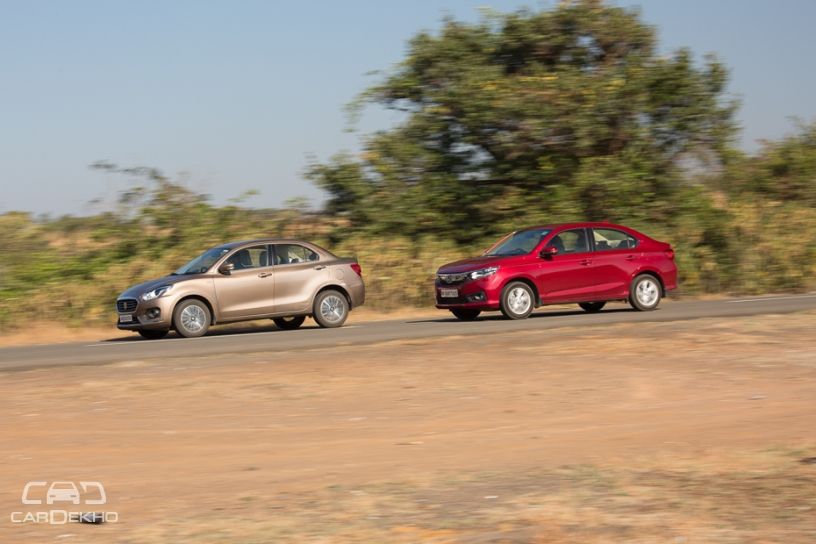 Maruti Dzire vs Honda Amaze vs Ford Aspire