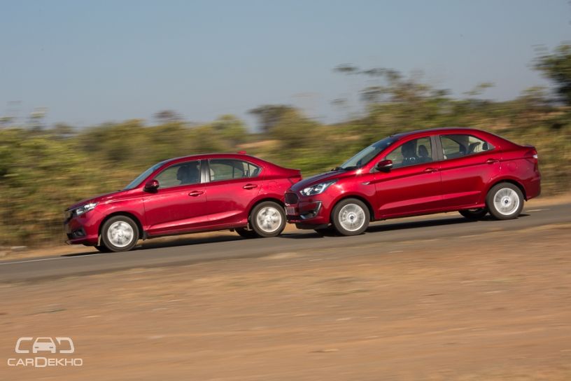 Honda Amaze vs Ford Aspire