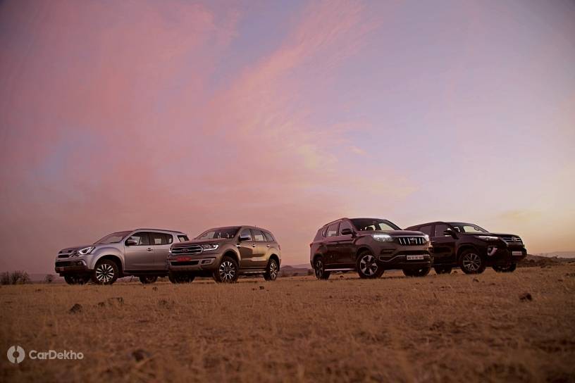 Mahindra Alturas G4 vs Ford Endeavour vs Toyota Fortuner vs Isuzu MU-X:  Comparison Review