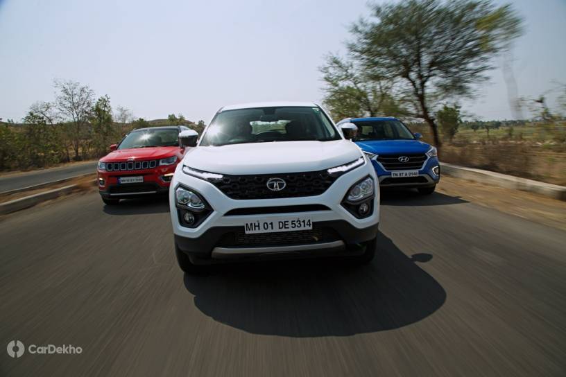 Tata Harrier vs Hyundai Creta vs Jeep Compass: Comparison Review