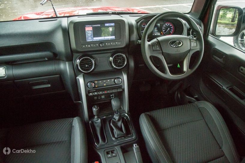  Mahindra Thar Interior