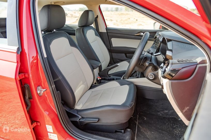Skoda Slavia ventilated front seats Skoda Slavia ventilated front seats