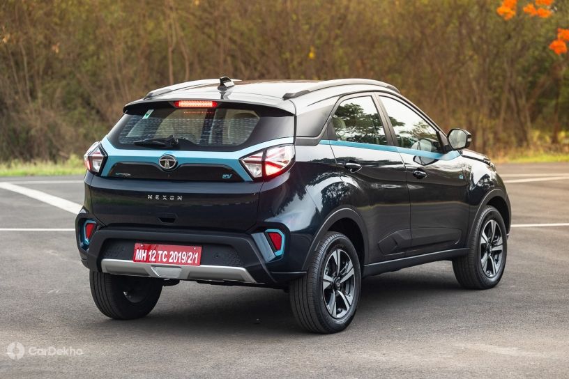 Tata Nexon EV Max rear Tata Nexon EV Max rear
