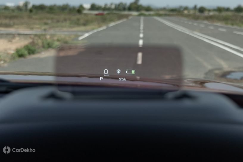 Maruti Brezza head-up display