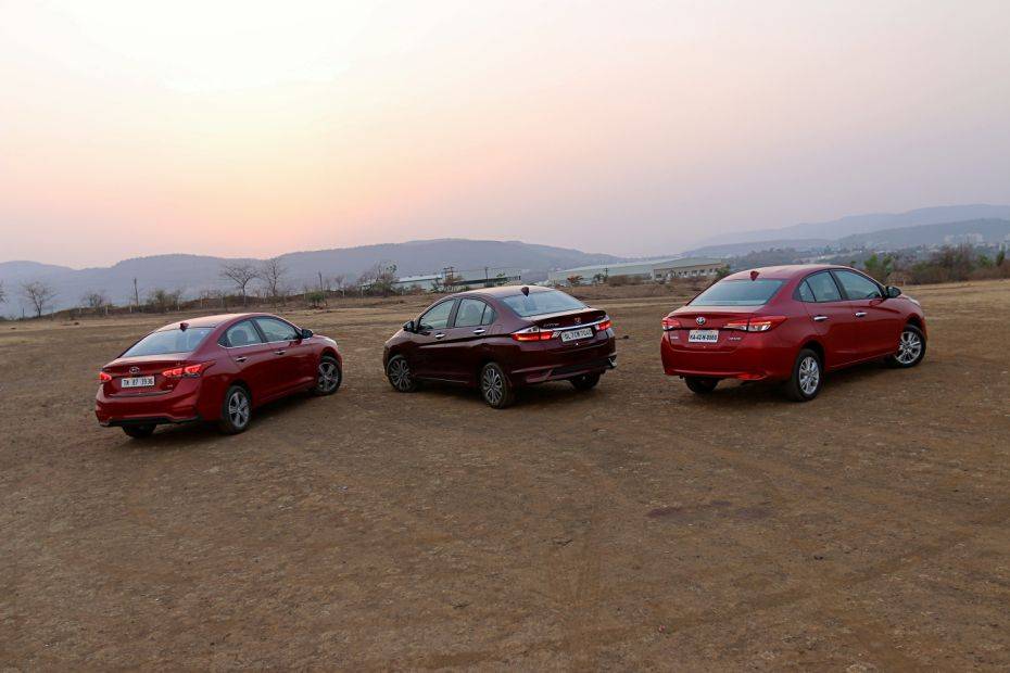 City vs Verna vs Yaris