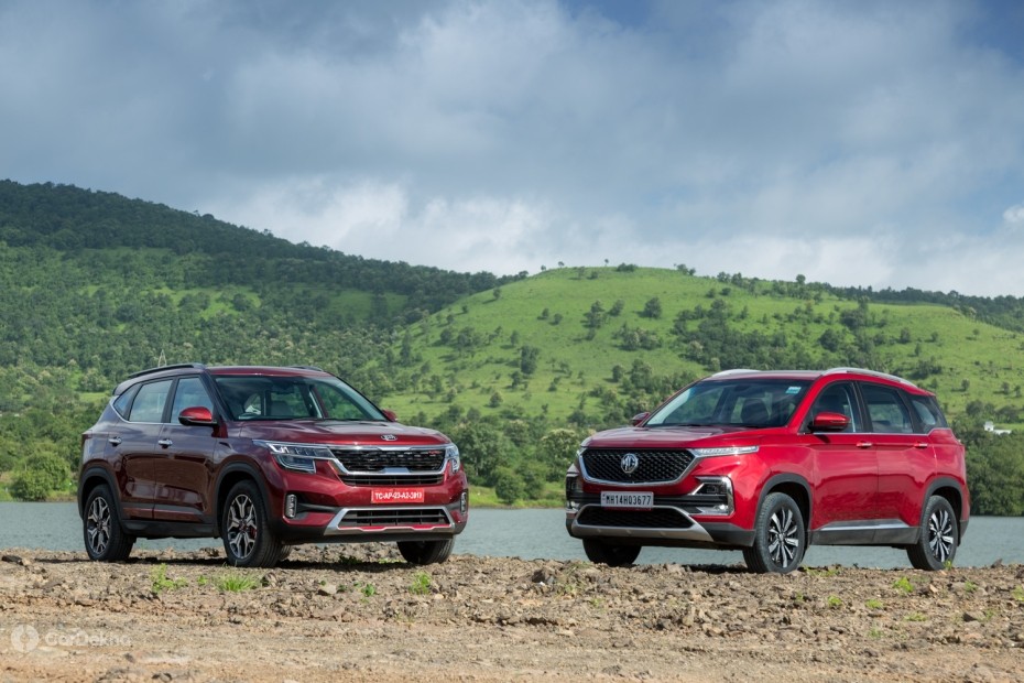 Kia Seltos vs MG Hector Realworld Comparison Space, Comfort And
