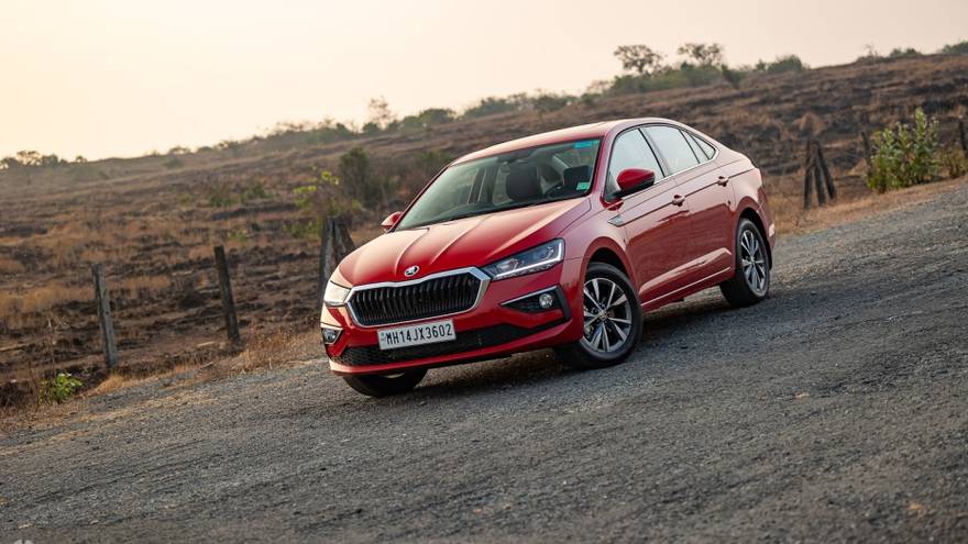 Skoda Slavia Road Test Images