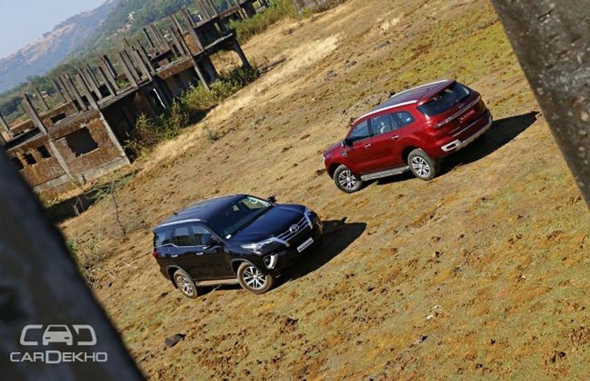 Ford Endeavour And Toyota Fortuner Ford Endeavour And Toyota Fortuner