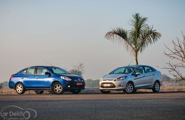 Renault Scala and Ford Fiesta Automatic comparison