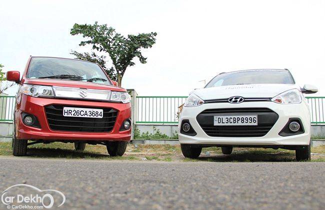 Maruti Suzuki WagonR Stingray vs Hyundai Grand i10 Maruti Suzuki WagonR Stingray vs Hyundai Grand i10