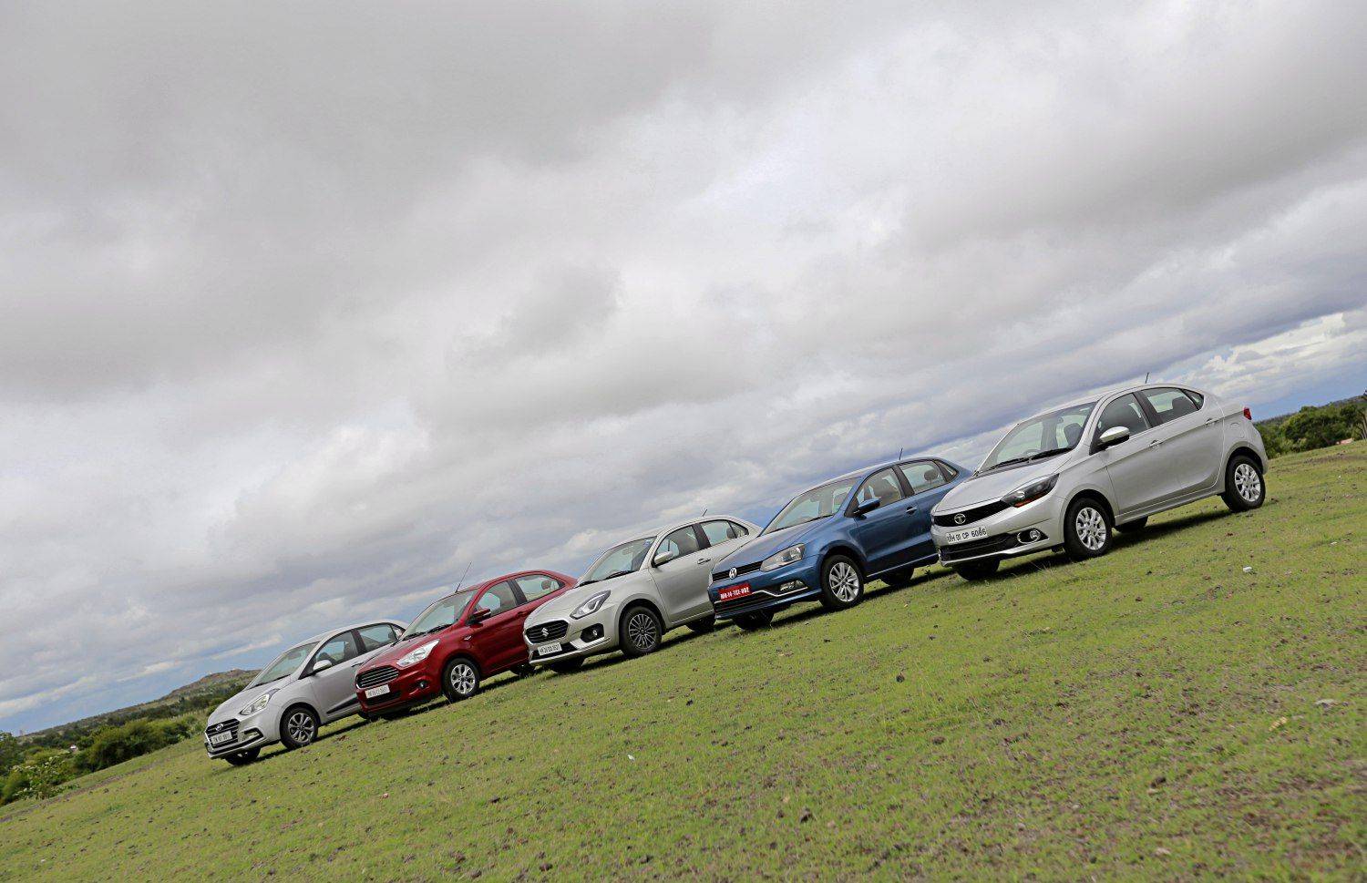 Compact Sedan Comparison: Dzire vs Xcent vs Tigor vs Ameo vs Aspire