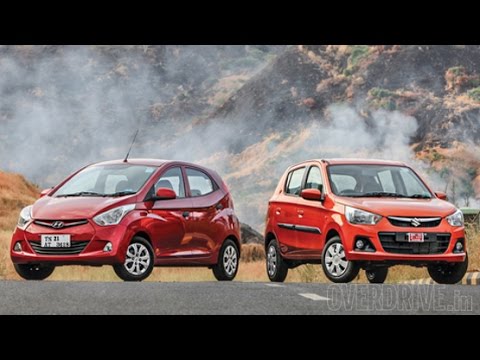 Hyundai Eon 1.0 vs 2015 Maruti Suzuki Alto K10 in India