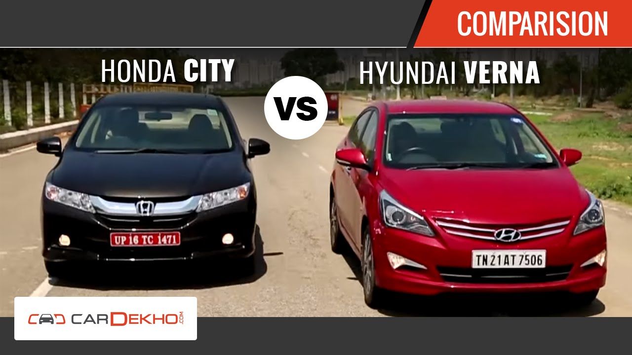 2015 Honda City Vs Hyundai Verna I Comparison Video I CarDekho.com - Hyundai Videos