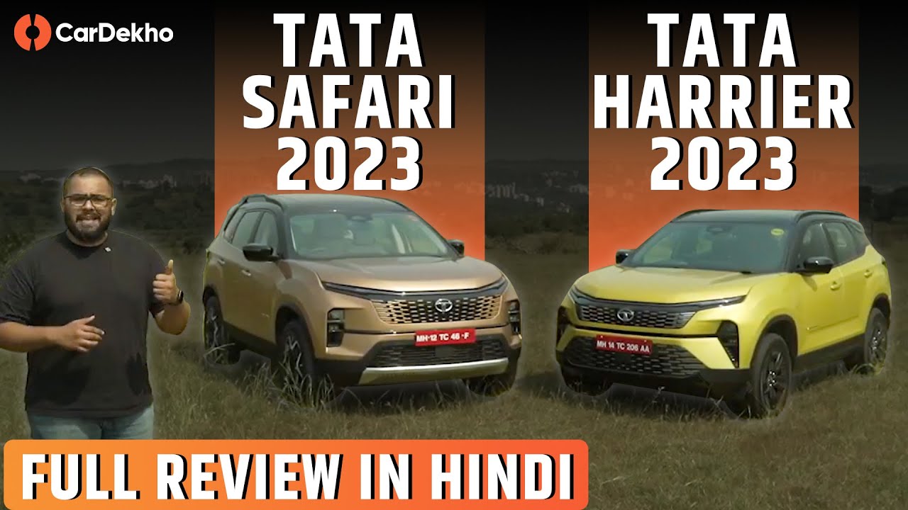 Tata Harrier 2023 and Tata Safari Facelift 2023 Review in Hindi | Bye bye XUV700?