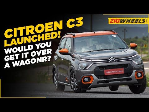 Citroen C3 Prices Start @ ₹5.70 Lakh | WagonR, Celerio Rival With Turbo Option! Video - 5333