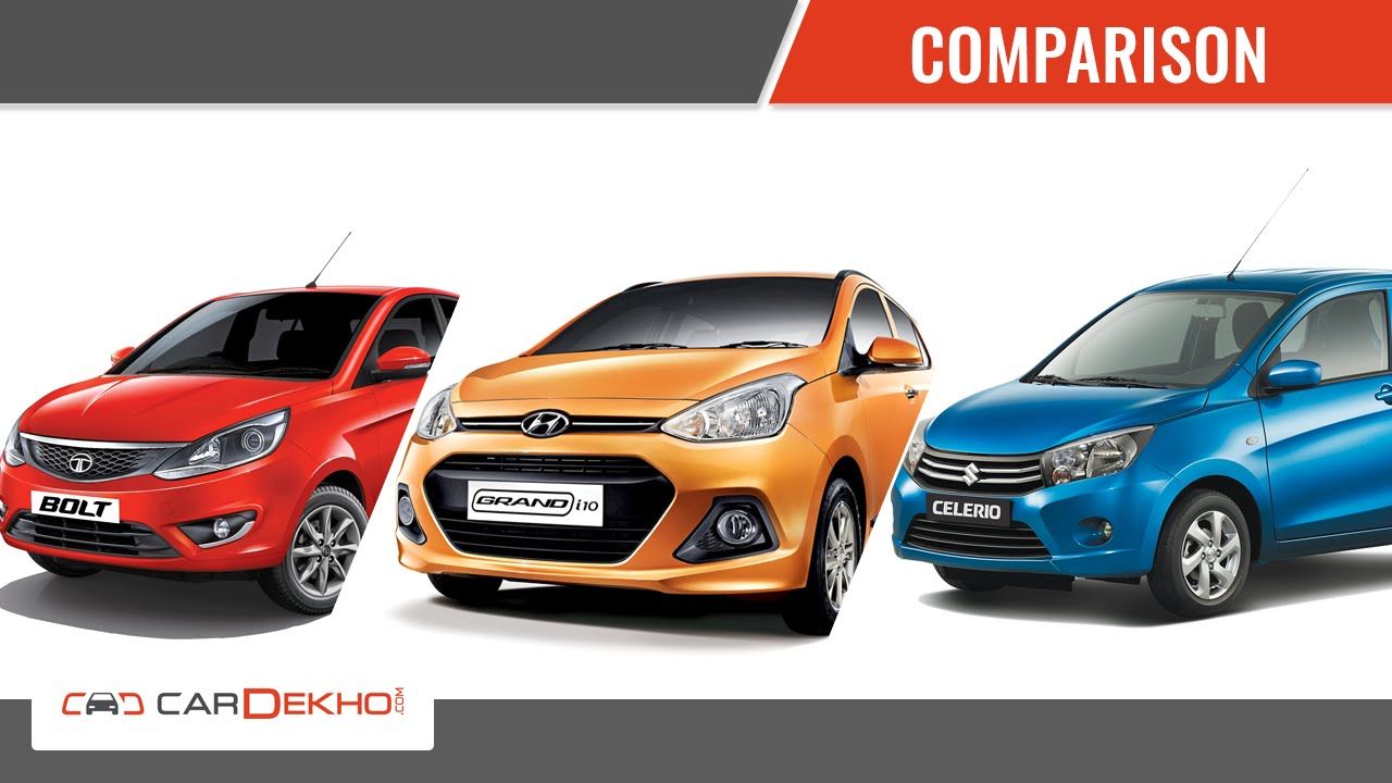 Hyundai Grand i10 Vs Tata Bolt Vs Maruti Celerio | Comparison Video | CarDekho.com