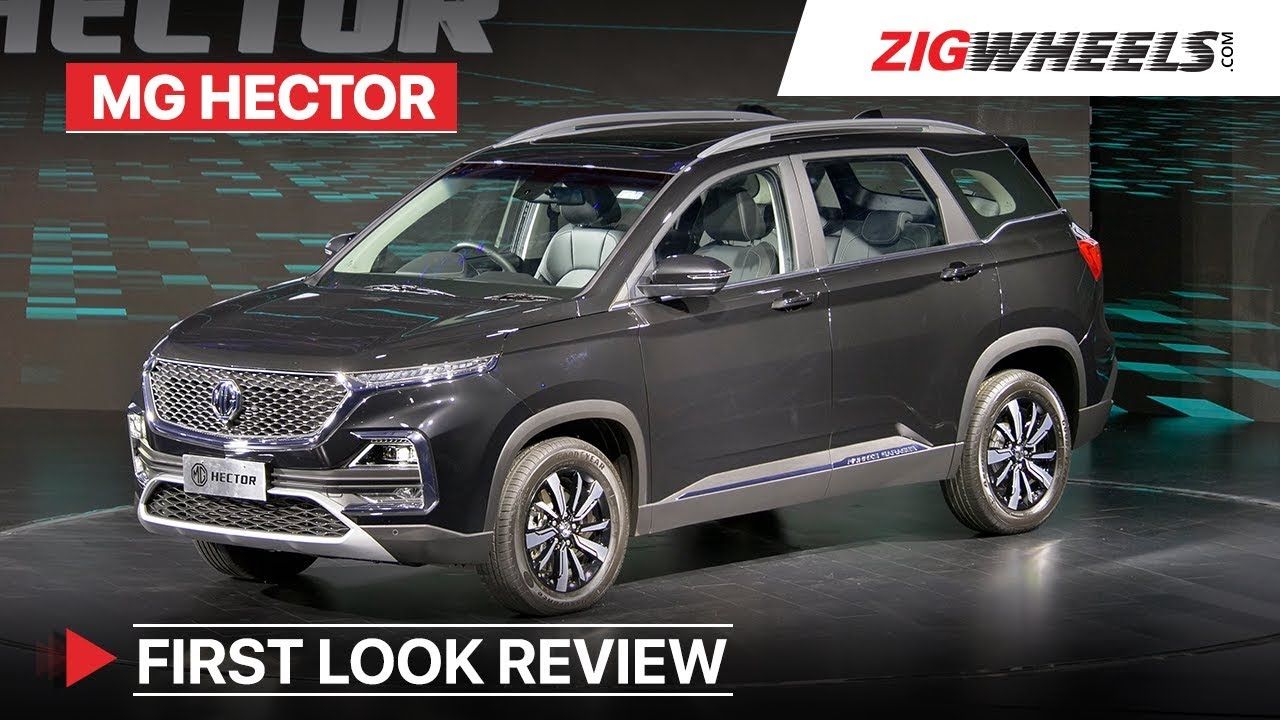 MG Hector 2019: First Look | Cyborgs Welcome! | Zigwheels.com