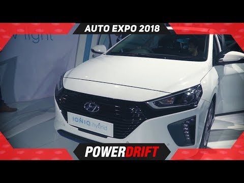 Hyundai Ioniq - Thank you SRK for making it easier @ Auto Expo 2018 : PowerDrift