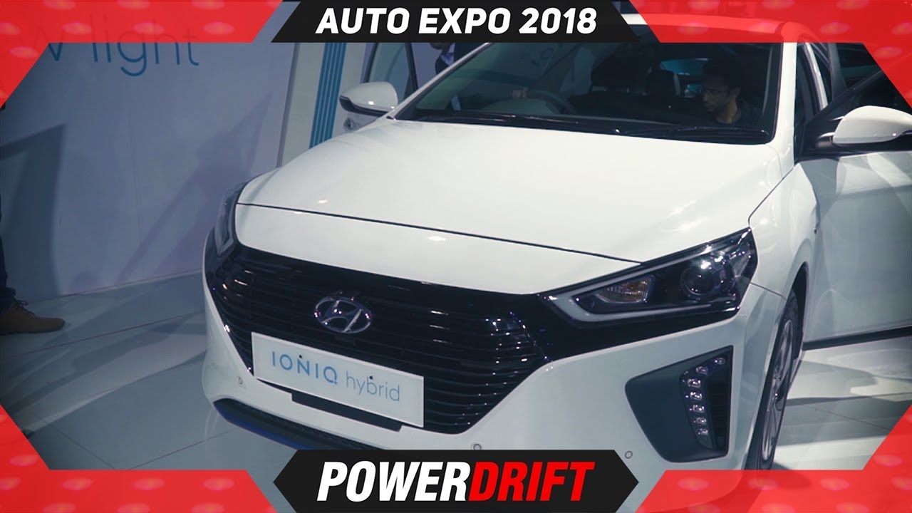 Hyundai Ioniq - Thank you SRK for making it easier @ Auto Expo 2018 : PowerDrift
