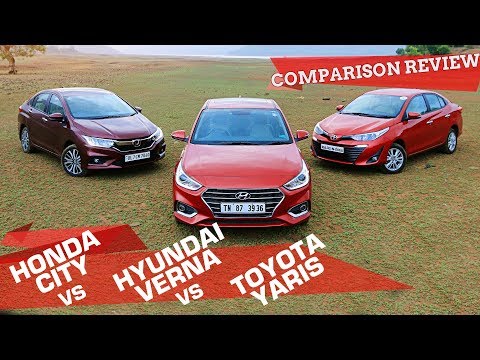 Toyota Yaris vs Honda City vs Hyundai Verna |  Automatic Choice? | Petrol AT Comparison Review